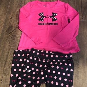 Toddler Girls Under Armour outfit 3T